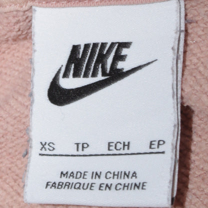 Womens UK Size XS Nike Beige Pullover Hoodie
