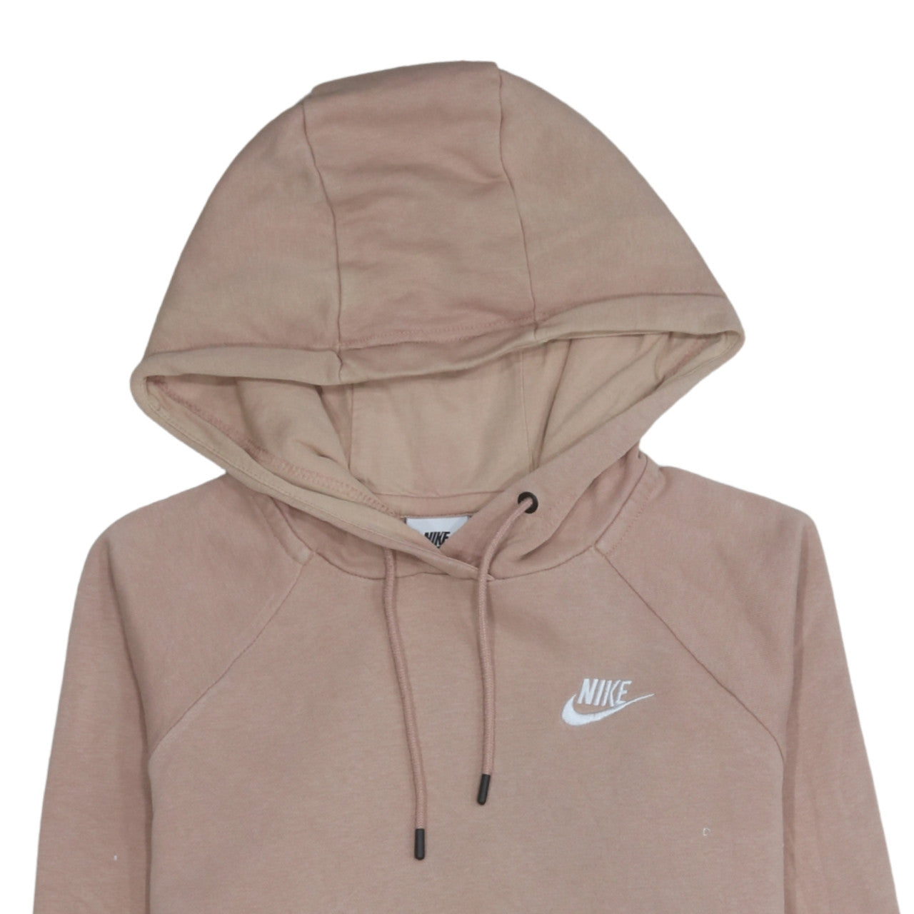 Womens UK Size XS Nike Beige Pullover Hoodie