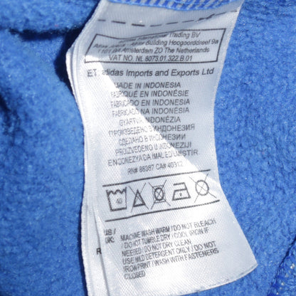 Boys UK Size 13-14 Years adidas Blue Full Zip Hoodie