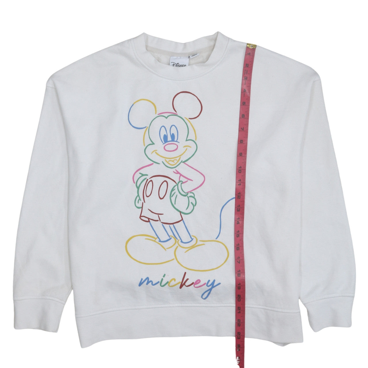 Womens UK Size 10/12 Disney White Pullover Sweatshirt