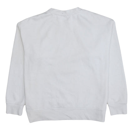 Womens UK Size 10/12 Disney White Pullover Sweatshirt
