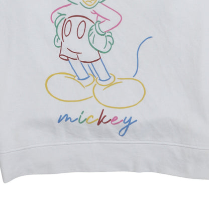 Womens UK Size 10/12 Disney White Pullover Sweatshirt