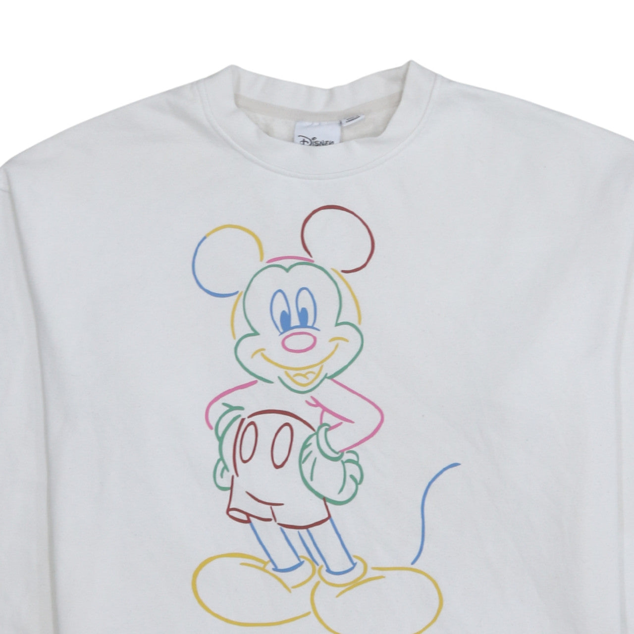 Womens UK Size 10/12 Disney White Pullover Sweatshirt
