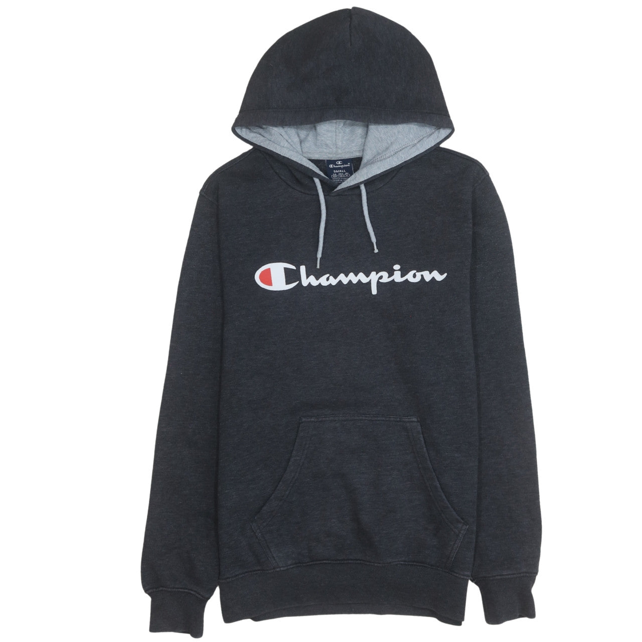 Mens UK Size S Champion Black Pullover Hoodie