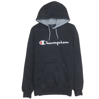 Mens UK Size S Champion Black Pullover Hoodie