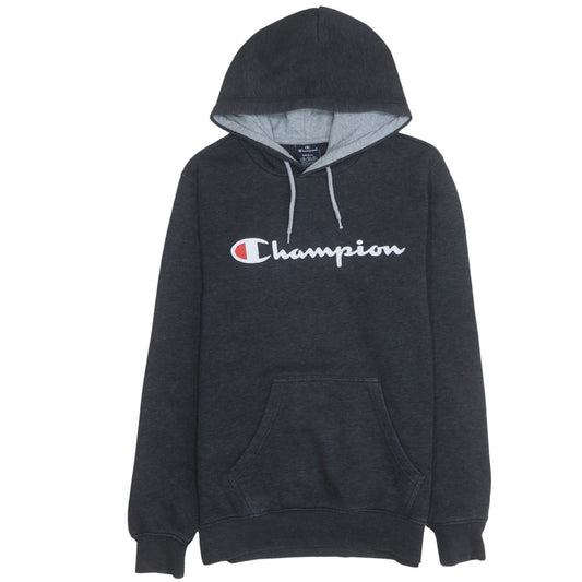 Mens UK Size S Champion Black Pullover Hoodie