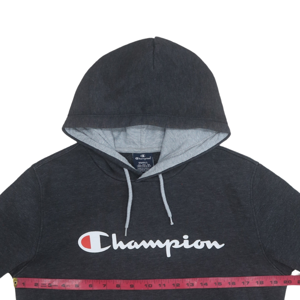 Mens UK Size S Champion Black Pullover Hoodie