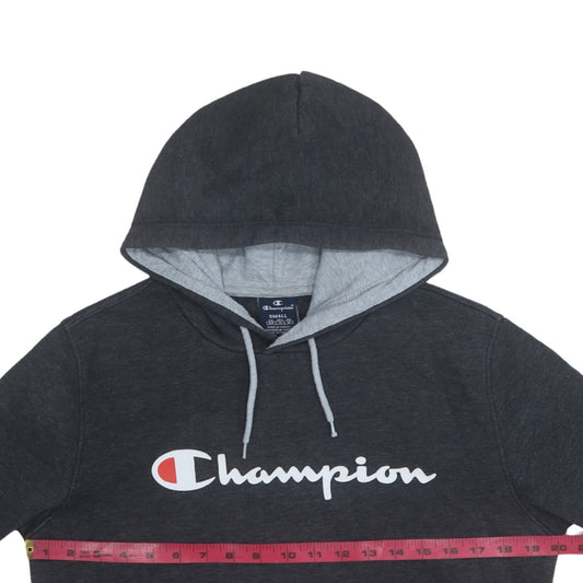 Mens UK Size S Champion Black Pullover Hoodie