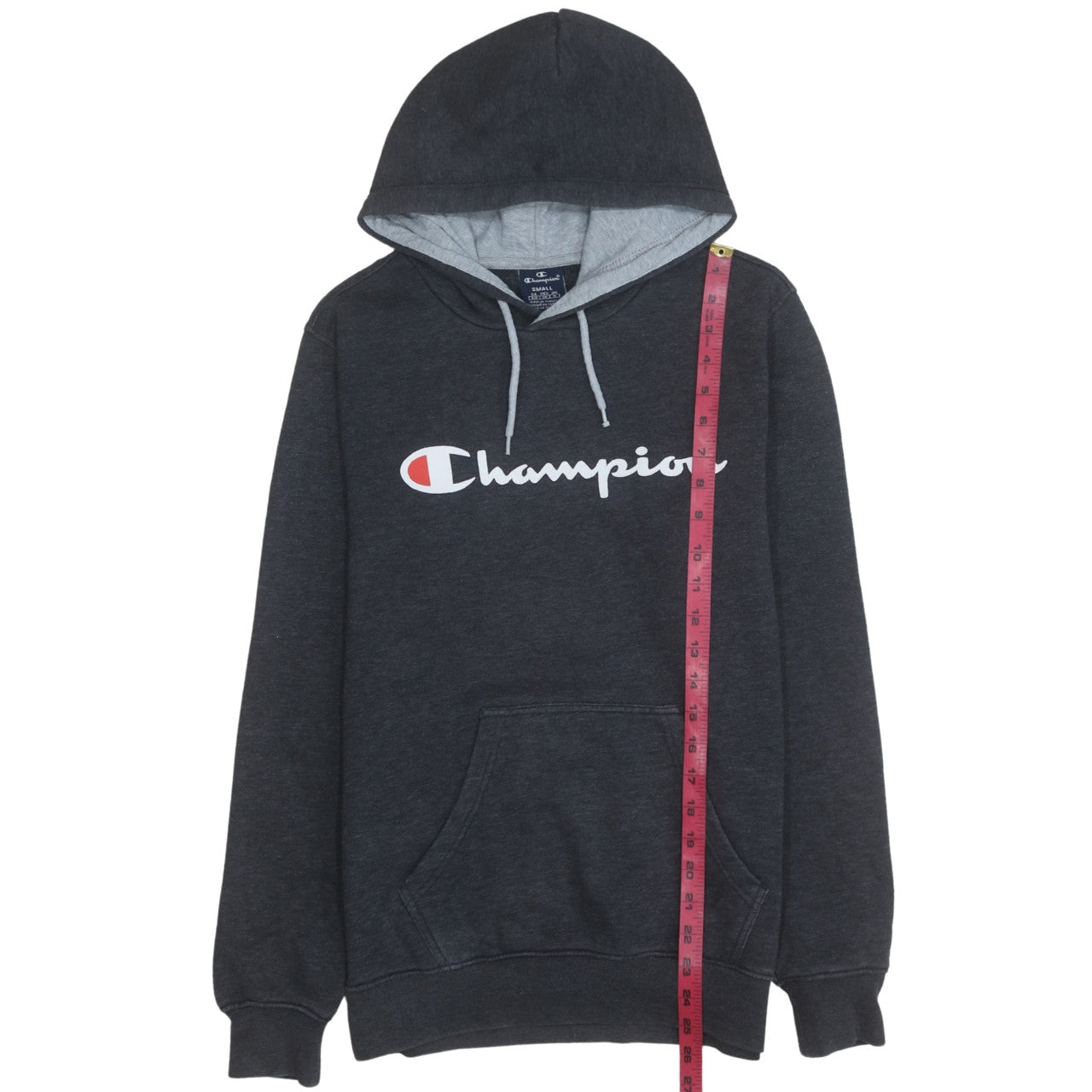 Mens UK Size S Champion Black Pullover Hoodie