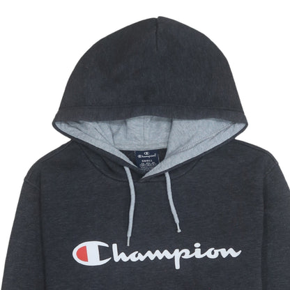 Mens UK Size S Champion Black Pullover Hoodie