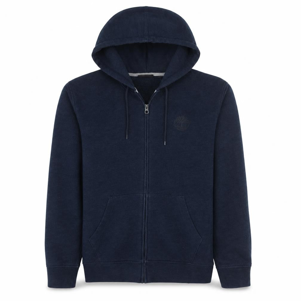 Mens UK Size M Timberland Blue Full Zip Hoodie
