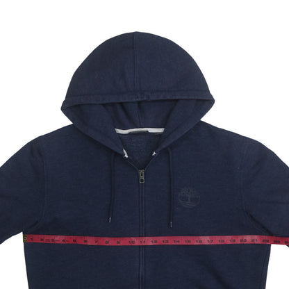 Mens UK Size M Timberland Blue Full Zip Hoodie