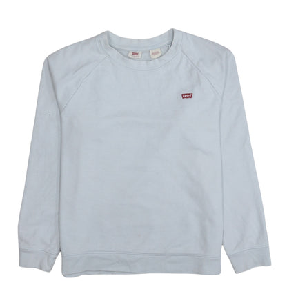 Mens UK Size S Levi's Blue Pullover Sweatshirt