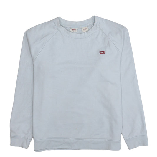 Mens UK Size S Levi's Blue Pullover Sweatshirt