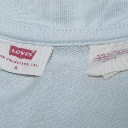 Mens UK Size S Levi's Blue Pullover Sweatshirt