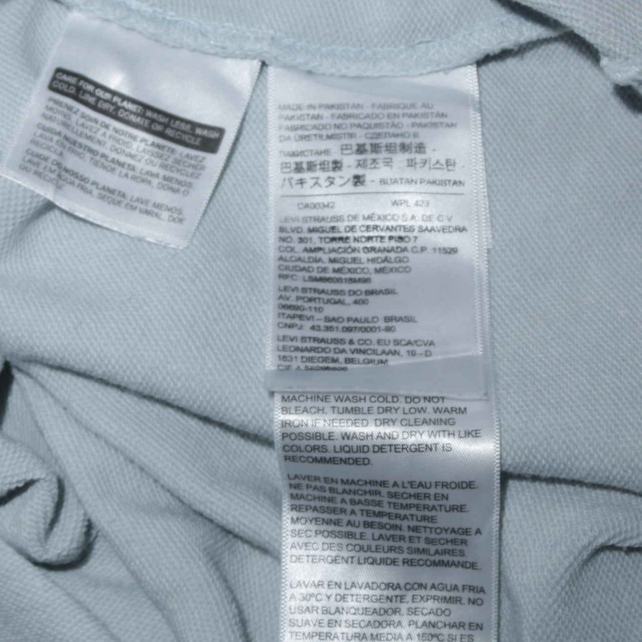 Mens UK Size S Levi's Blue Pullover Sweatshirt