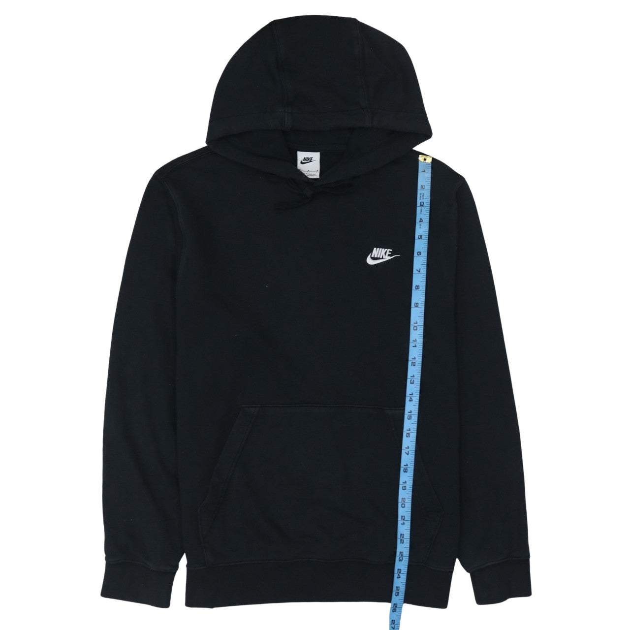 Mens UK Size M Nike Black Pullover Hoodie