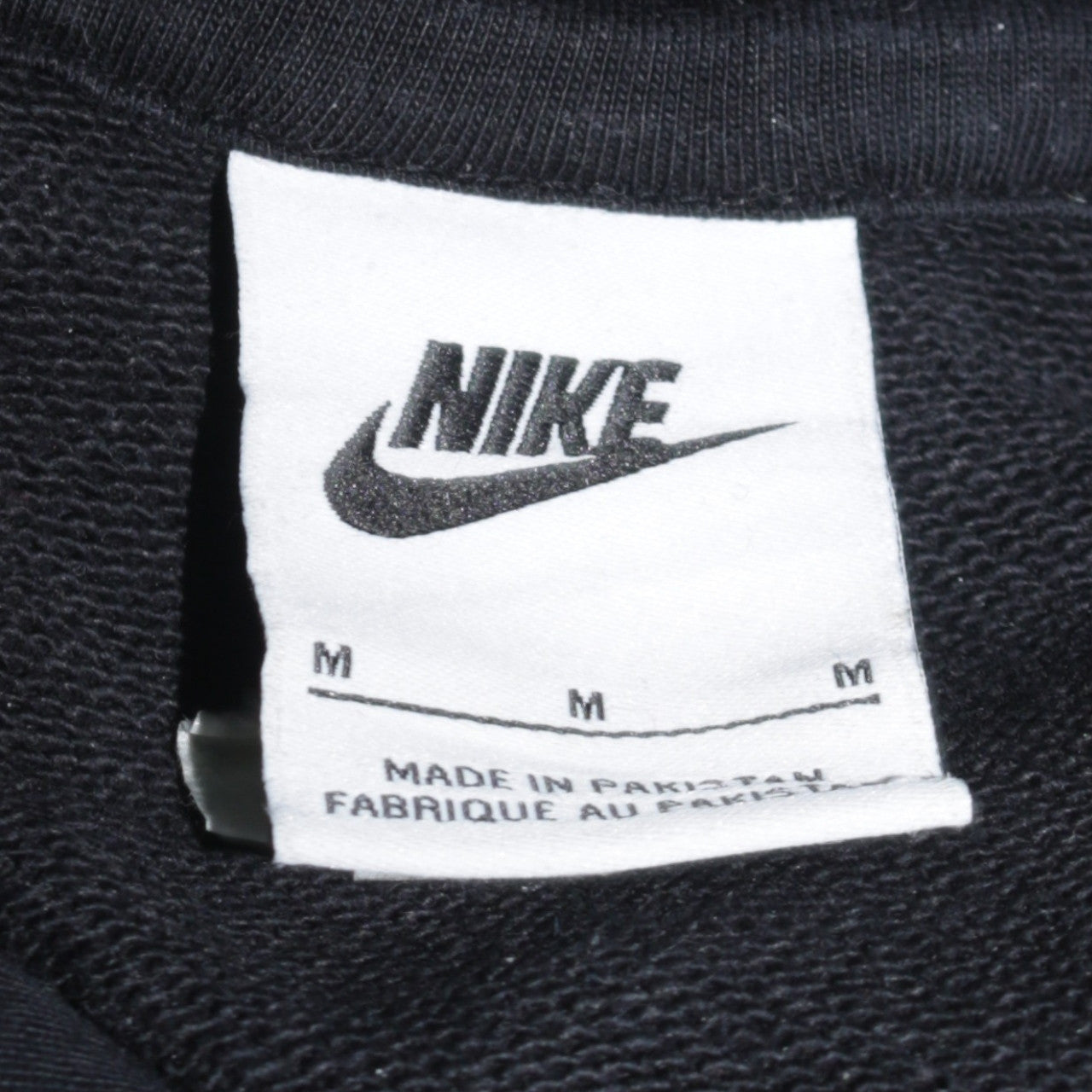 Mens UK Size M Nike Black Pullover Hoodie