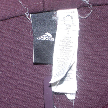 Mens UK Size M adidas Brown Full Zip Hoodie