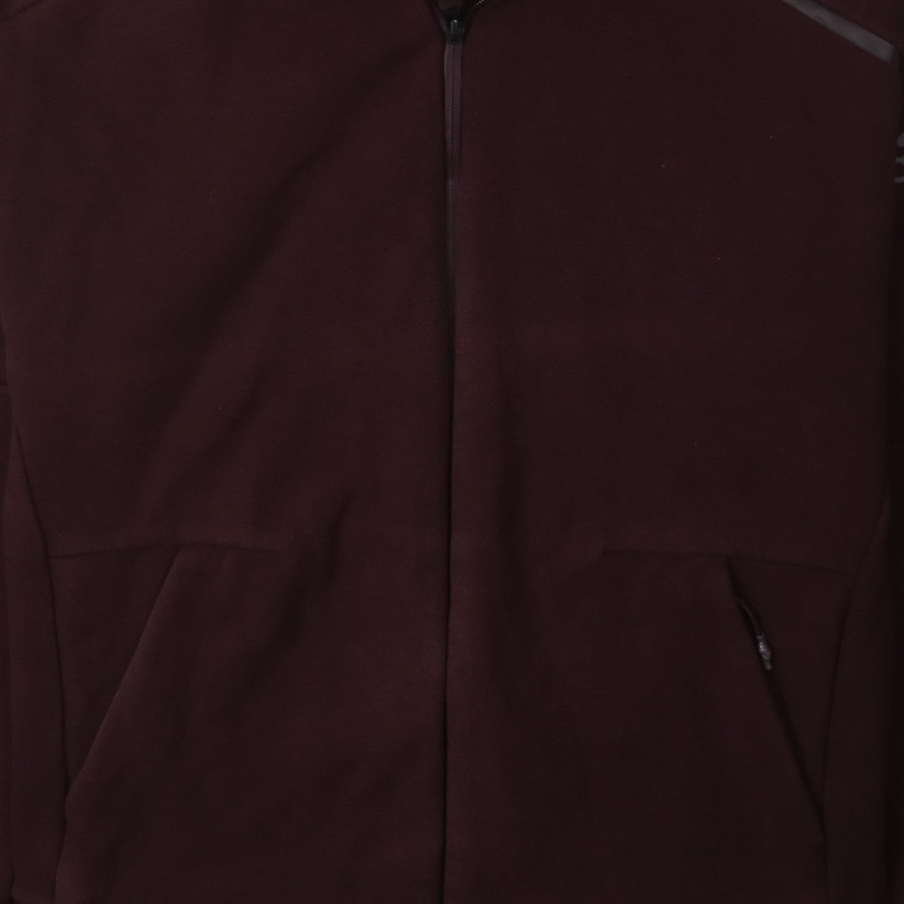 Mens UK Size M adidas Brown Full Zip Hoodie