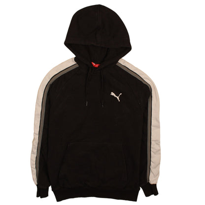 Mens UK Size S PUMA Black Pullover Hoodie