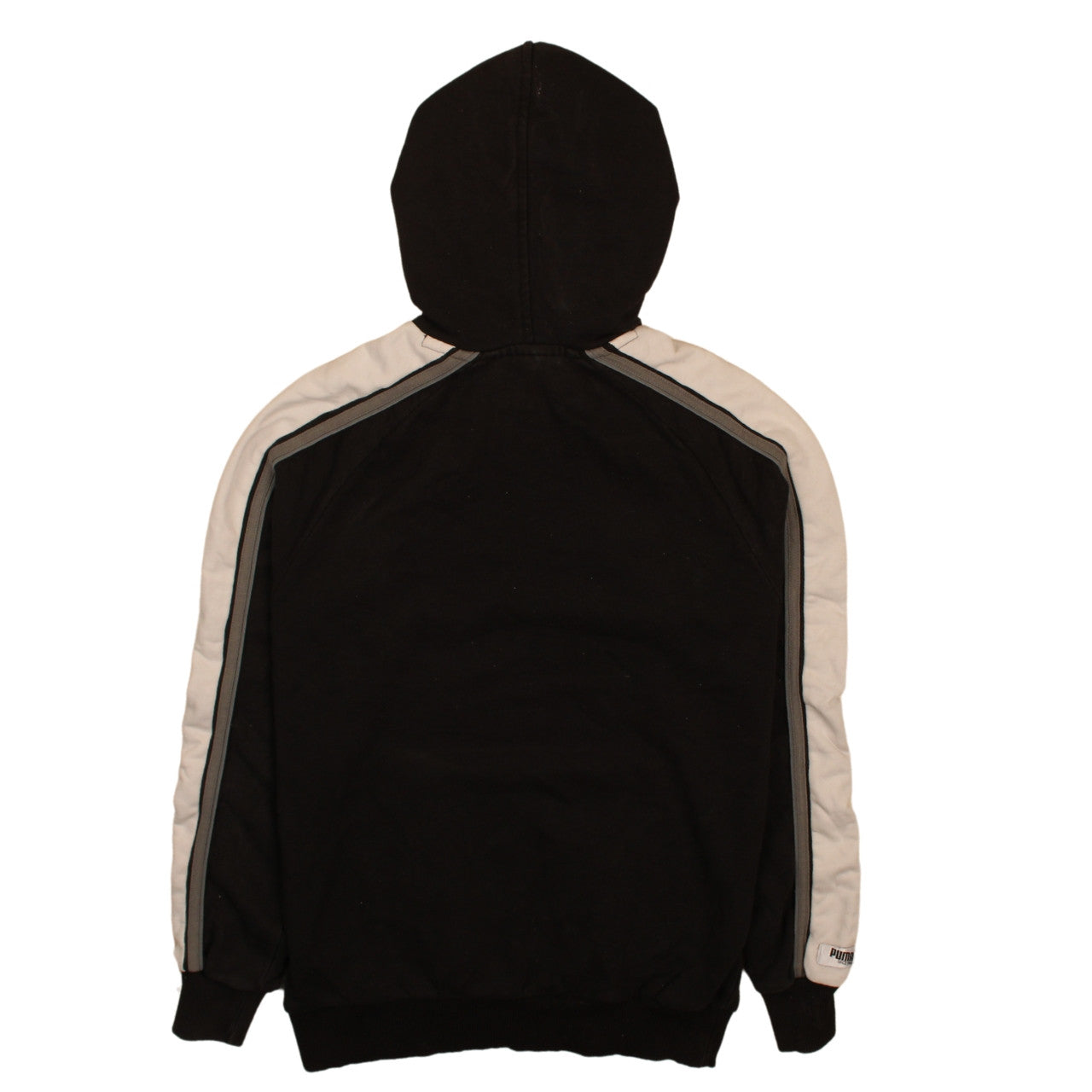 Mens UK Size S PUMA Black Pullover Hoodie