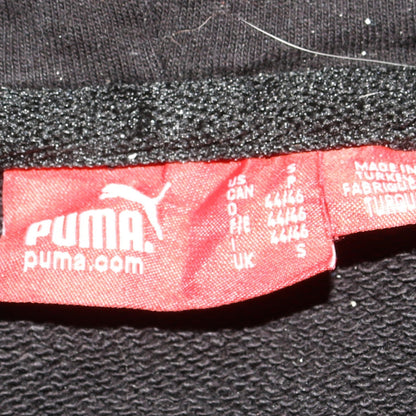 Mens UK Size S PUMA Black Pullover Hoodie
