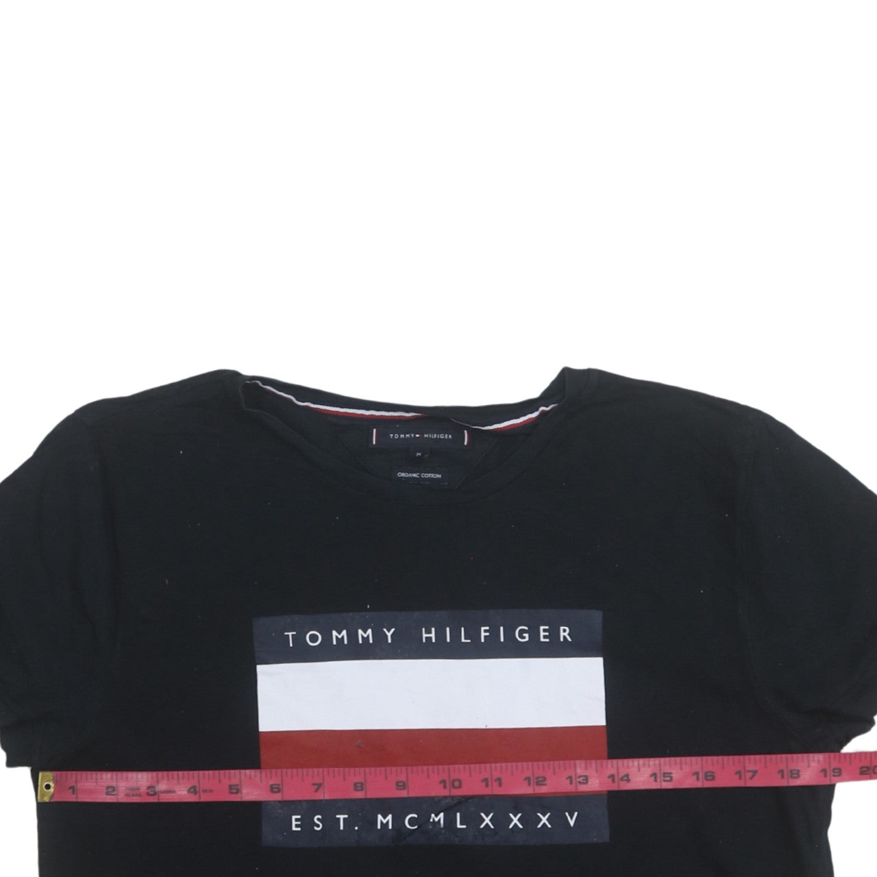 Mens UK Size M Tommy Hilfiger Black  T-Shirt