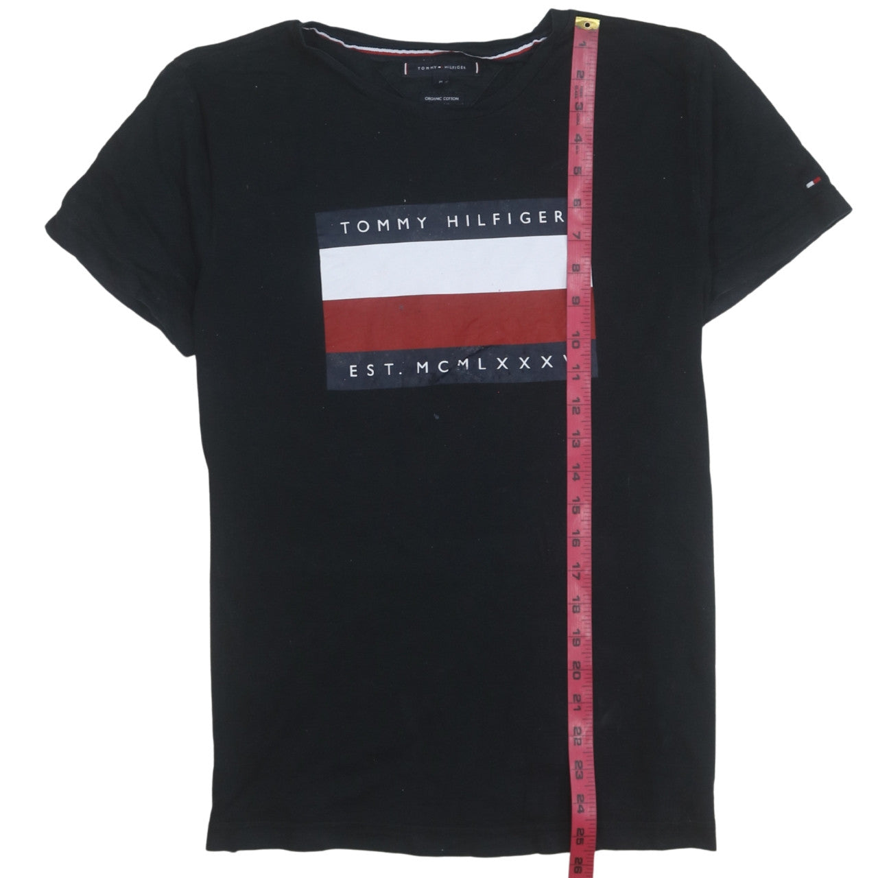 Mens UK Size M Tommy Hilfiger Black  T-Shirt
