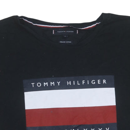 Mens UK Size M Tommy Hilfiger Black  T-Shirt