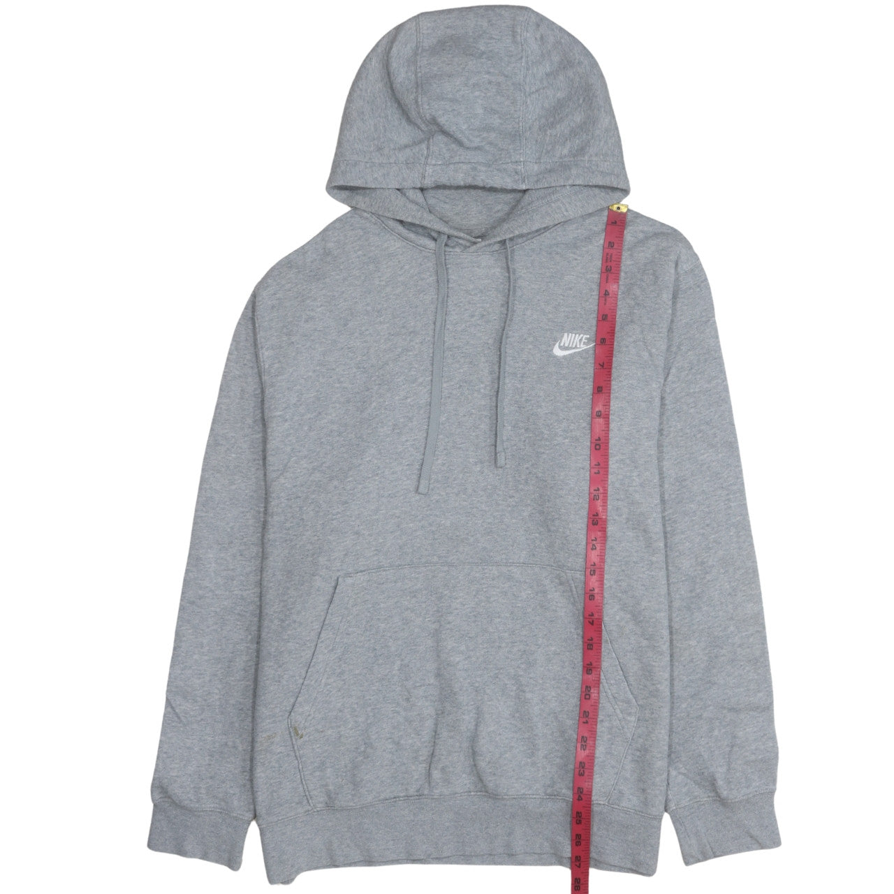 Mens UK Size L Nike Grey Pullover Hoodie