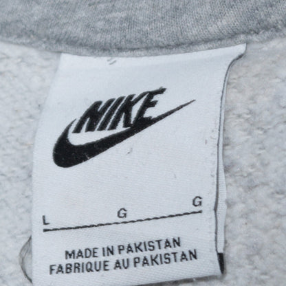 Mens UK Size L Nike Grey Pullover Hoodie