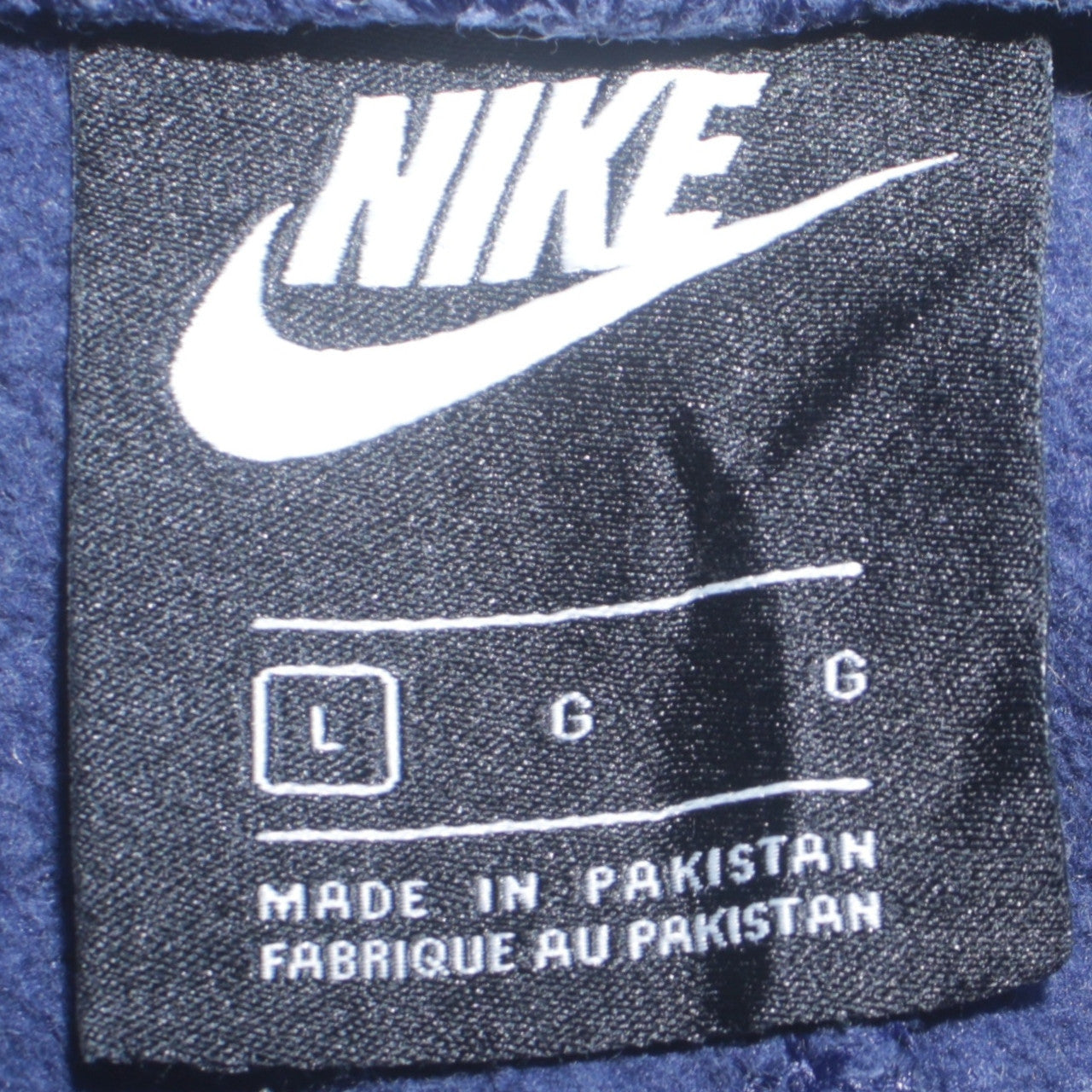 Mens UK Size L Nike Regular Fit Sweatpants Blue Trousers