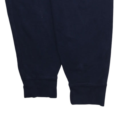 Mens UK Size L Nike Regular Fit Sweatpants Blue Trousers