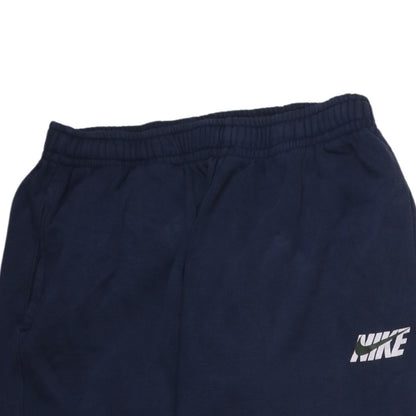 Mens UK Size L Nike Regular Fit Sweatpants Blue Trousers