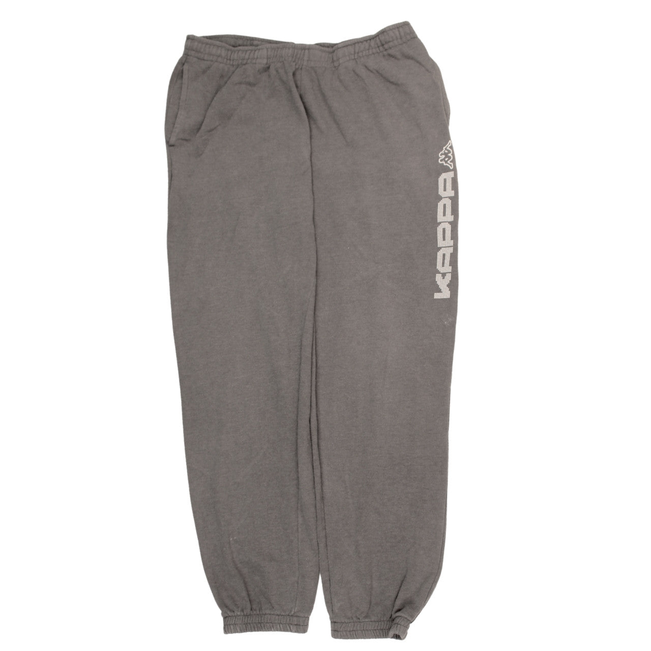 Mens UK Size XL Kappa Regular Fit Sweatpants Grey Trousers