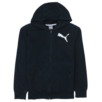 Mens UK Size S PUMA Black Full Zip Hoodie