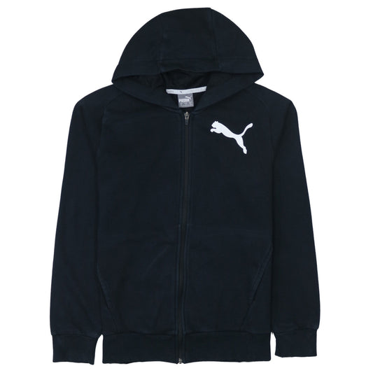 Mens UK Size S PUMA Black Full Zip Hoodie
