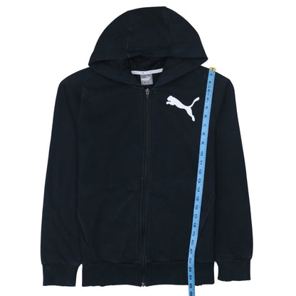 Mens UK Size S PUMA Black Full Zip Hoodie