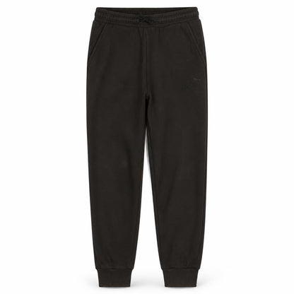 Puma Men's Black Jogger Trousers L Fleece Elastic Waist