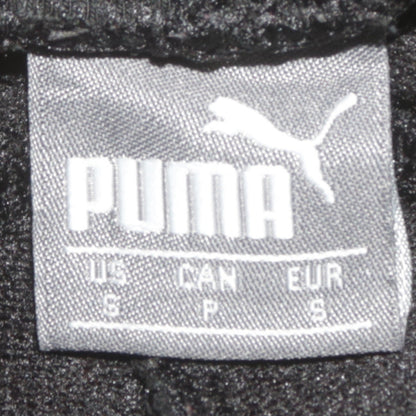 Puma Men Black Jogger Trousers Small Regular Fit Elastic Waist