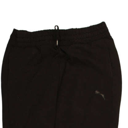 Puma Men Black Jogger Trousers Small Regular Fit Elastic Waist