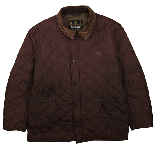 Mens UK Size 2XL Barbour Brown Quilted Coat