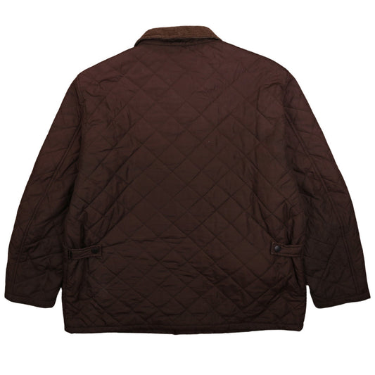 Mens UK Size 2XL Barbour Brown Quilted Coat