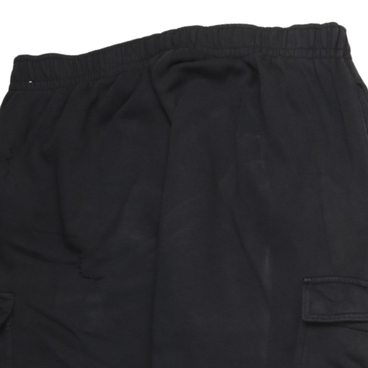 Mens UK Size L Nike Regular Fit Cargo Black Trousers