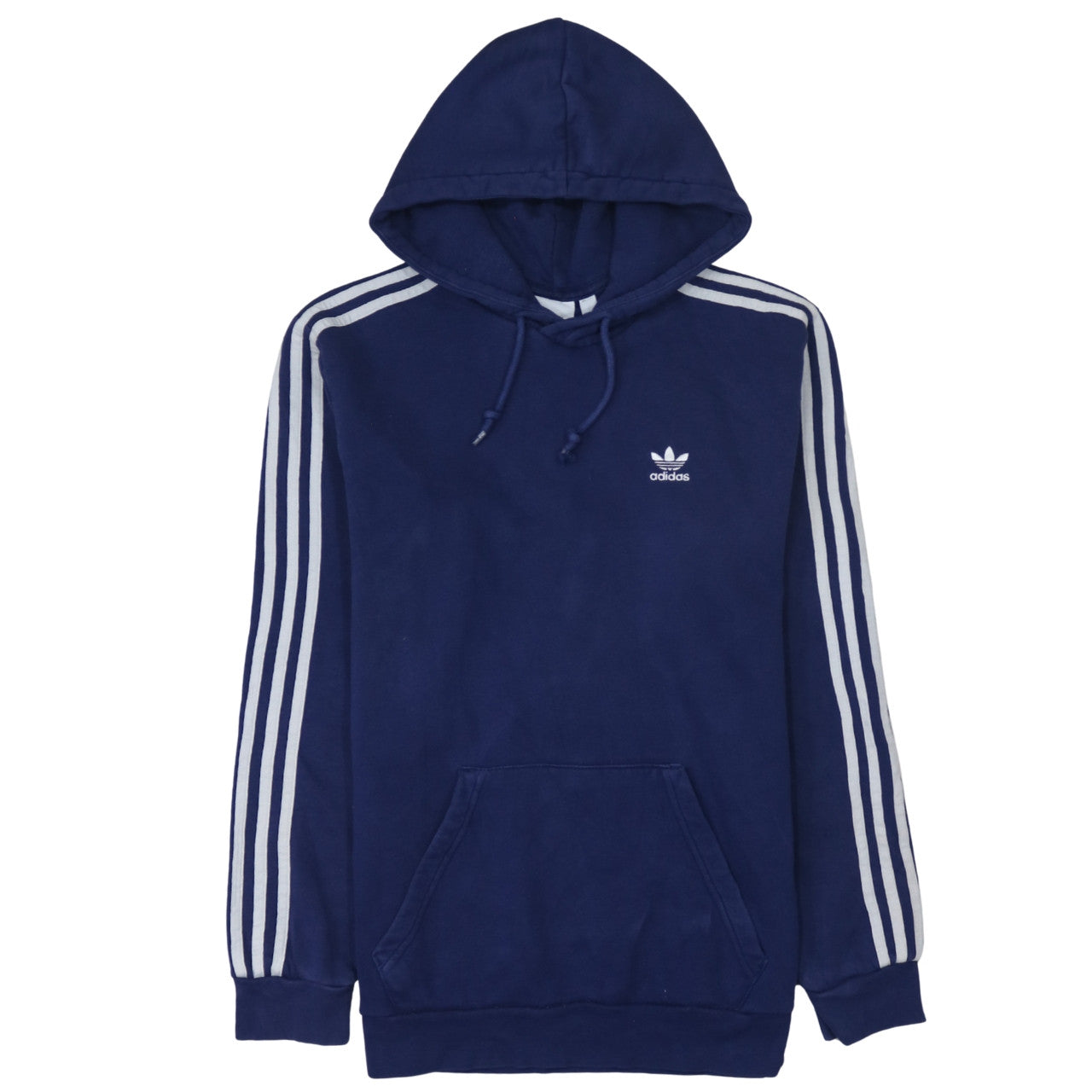 Mens UK Size M adidas Blue Pullover Hoodie