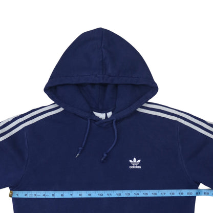 Mens UK Size M adidas Blue Pullover Hoodie