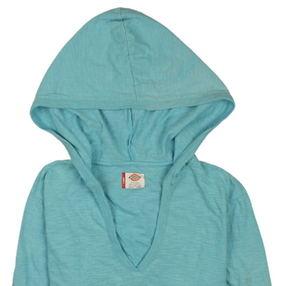 Womens UK Size M Dickies Blue Pullover Hoodie