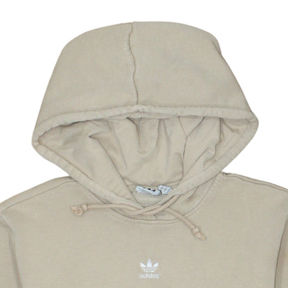 Womens UK Size 10 adidas Beige Pullover Hoodie