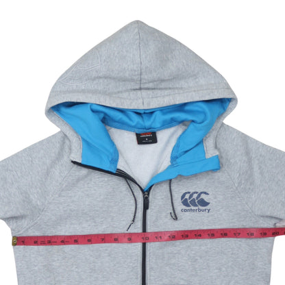 Mens UK Size S Canterbury Grey Full Zip Hoodie